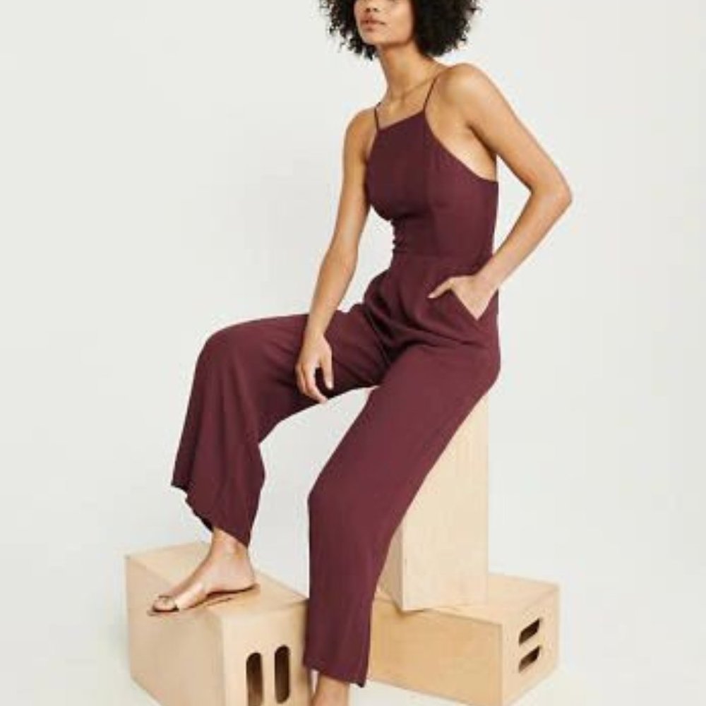 Abercrombie high neck jumpsuit - size M